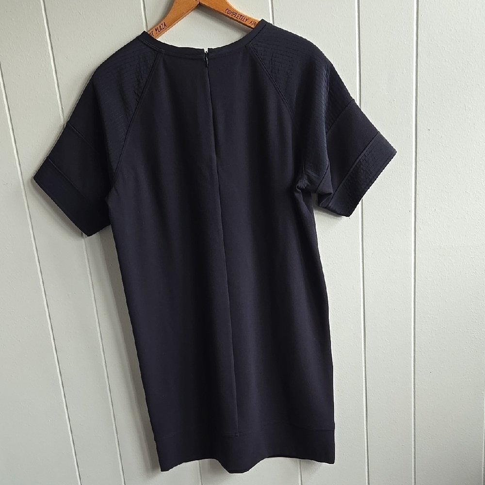 VINCE BLACK SHORT SLEEVE SHIRT DRESS SIZE XS - Picture 7 of 14